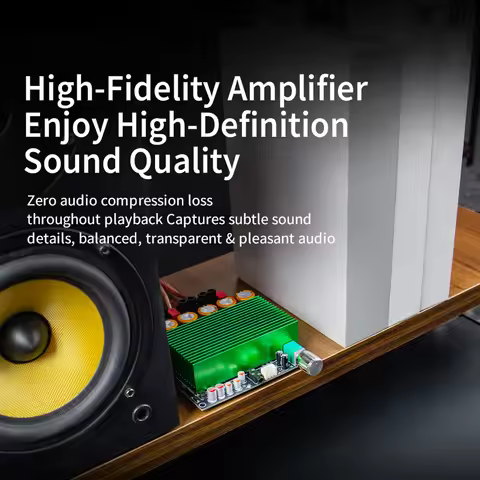 YS-6002 2.0 HiFi Stereo Speaker Amplifiers TPA3255 Class D Digital Amplifiers Chip 600W+600W Dual St