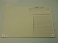 File Brown Paper File 355x500mm 140gsm / Minute File (Thick) / Finepap White Card File AM435 13"x23.