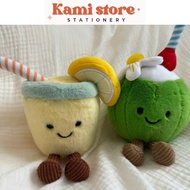 Beach keychain to check in coconut, passion fruit juice 15cm