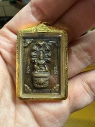 阿贊初/速  2549 澤度金 那朗 (紅銅版)80%純金殼 2023/12月再俾師父再贊符