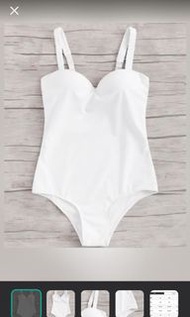 SHEIN White swimsuit one piece