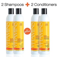 SAVE ON 4 Bottles - Premium Hair Loss Shampoo &amp; Conditioner Set- Organic DHT Blocker - GUARANTEED...