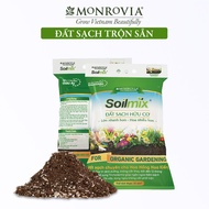 Đất trồng cây SOILMIX cho hoa hồng cây cảnh sen đá rau sạch hữu cơ bổ sung phân bón vi sinh trichode