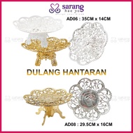 Dulang Hantaran Plastic Murah Dulang Emas Hidangan Dessert Dulang Hantaran Pwekahwinan Bekas Cincin 