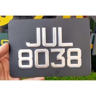 PLATE BESI MOTOR SINGAPORE DESIGN