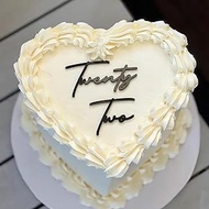 Twenty Two Cake Topper - Happy 22th Birthday Cake Decor - Cheers to 22 Years Birthday Party Decorati