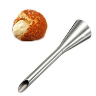 Cream Icing Piping Nozzle Tip 1PC Stainless Steel Cupcake Puffs Injection Russian Syringe Puff Nozzl