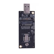 M.2 Key-B NGFF WWAN to USB 3.0 Riser Card Adapter w SIM Slot for 3G/4G/5G LTE Wireless Module Modem 