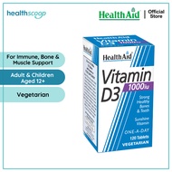 HealthAid Vitamin D3 1000iu Tablets