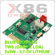 MẠCH CHẾ LOA BLUETOOTH 5.0 (TWS) MINI 2x5W - X86