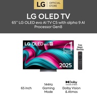 65 inch LG OLED evo AI TV C5 144Hz Gaming Mode* Dolby Vision & HDR10 4K UHD (2025)