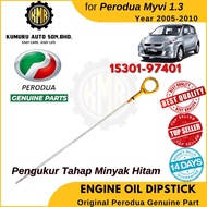 (1@pc) Engine Oil Dipstick Perodua Myvi 1.3 2005-2010 Pengukur Tahap Minyak Hitam - 15301-97401