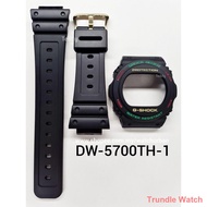 jamtangan gshock Aksesori ◐CASIO G-SHOCK BAND AND BEZEL DW5700 DW5750 100% ORIGINAL