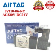 AirTAC 3V110-06-NC Pneumatic 3/2 Way Solenoid Valve