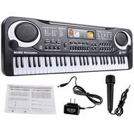 Đàn Piano điện tử Keyboard 61 Phím Kèm Mic+sạc cho bé.