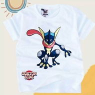 baju atasan kaos anak pokemon greninja