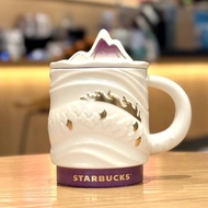 Starbucks Cup Year of the Dragon Office Home Coffee Desktop Ceramic Classic Dragon Embossed Mug with Lid 400ML♣3.29 Follow the store to prioritize