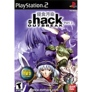 PS2 Game Dot Hack Part 3 - Outbreak , Dvd game Playstation 2