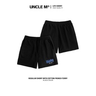 Uncle M crab leg flannel shorts 350GSM for men and women Unisex Embroidered - Life Short