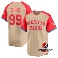 Men's American League Aaron Judge Cream 2024-25 All-Star Baseball Jersey