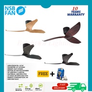 NSB FAN AERATRON FR+ 43 / 50  Inches  With Remote Control 6 Speeds DC Motor Ceiling Fan Kipas