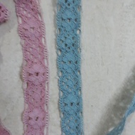 Decorative elastic lace version 1,2cm (sold in 5m roll)