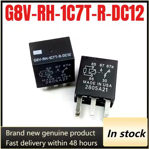 New 10pcs/lot G8V-RH-1C7T-R-DC12 G8V-RH-1A7T-R-DC12 15480091 56049018AB 12VDC 35A 5pins Automotive r