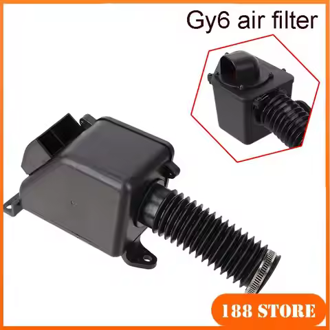 New ATV Air Filter Box Intake Cleaner Bend Head Filter Compatible With GY6 150cc Engine 4-wheel ATV 