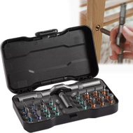 24 in 1 DlY Screwdriver Set Magnetic Compact and Portable Ratchet Screwdriver, 24-in-1 Magnetic Ratc