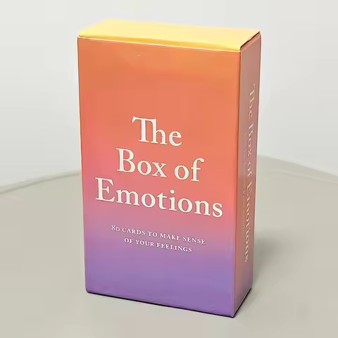 10.3*6cm The Box of Emotions - 80 Cards To Make Sense of Your Feelings