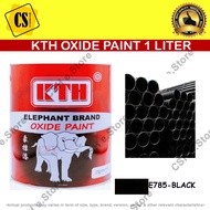KTH Elephant Oxide Paint 1Liter / Cat Anti Karat / Cat Besi / Black Hitam  / Red Merah