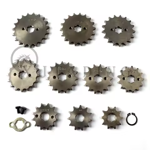 Front Engine 428# 17mm 20mm 10T-19T Sprocket For KAYO BSE SSR SDG Dirt Pit Bike ATV Quad Go Kart Mop