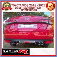 ❏ ☎ ❥ Toyota Vios Prime 2018 to 2023 OEM Rear Bumper Lip Diffuser 2019 2020 2021