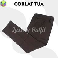 Celana Panjang Wanita Polos Pakaian Kerja Formal Kantoran Clana Bahan Cewek Kantor Dewasa Anak Chino