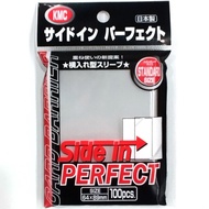 KMC PERFECT Size Standard Size SIDE IN Clear Card Sleeves 100pcs 64x89mm (Inner Sleeves)