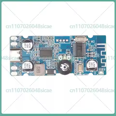 BDM0- 2.0 Stereo JL TWS MIX3901 2x6W Bluetooth 5.0 Amplifier Board 5VDC Type-C With Volume Control M