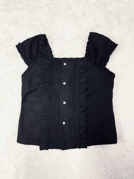 Pangpeas เสื้อกล้ามชายลูกไม้สีขาวล้วนสีดำล้วนคอตตอนดีไซน์ออริจินอลเครื่องประดับแมทช์ลุคง่ายสไตล์ CDG