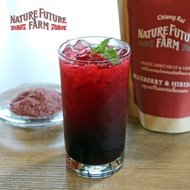 บลูเบอร์รี่และกระเจี๊ยบแดง Blueberry Hibiscus Powder　- European Blueberry (Smoothie / Fruits Juice / Baking / Cake)