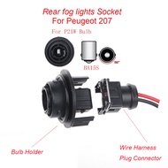 Peugeot 207 Rear Fog Light BA15S P21W Bulb Holder Base Socket Adapter Connector