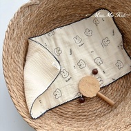 Gauze Small Square Towel Children Face Towel Baby Gauze Towel Rectangular Newborn Burp Towel Baby Sq