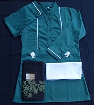 SATU SET TUNIK SANTRI DAPAT BAJU SARUNG DAN JILBAB