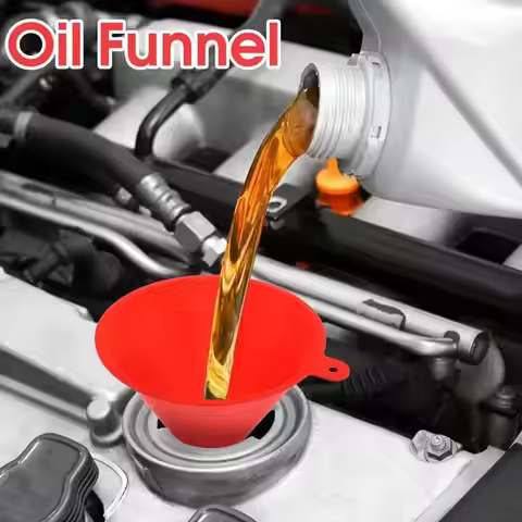 4 Sizes Car Plastic Funnels Refueling Liquid Funnels Equipment Motorcycle Filling Small Oil Tools Fi
