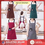 cotton apron hang neck epron coffee shop fashion apron kitchen apron adult murah