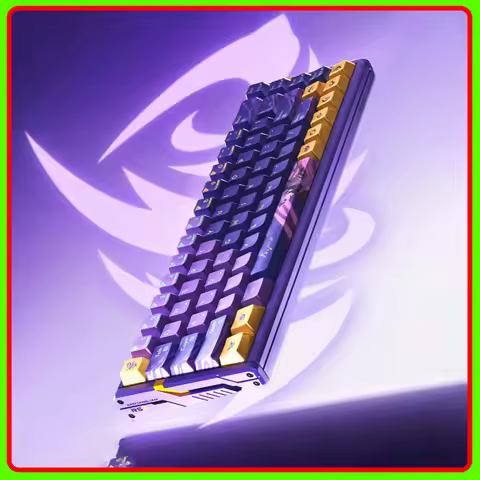 ATK RS6+ Magnetic Aluminium Alloy Switch Keyboard Wired Gaming Mechanical Customized Keyboard RS6 Ul