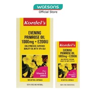 KORDEL'S Evening Primrose Oil 1000 Mg + Vitamin E 200 Iu 180S + 30S