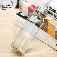 300ml glass bottle / 300ml glass water bottle with carrying strap / 300ml strap