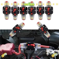 EMILEE DC Resettable Circuit Breaker, Resettable Insurance 60A 50A 40A 30A Self Recovery Circuit Bre
