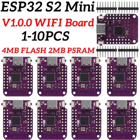 ESP32 S2 Mini WIFI Board Based ESP32-S2FN4R2 4MB FLASH 2MB PSRAM MicroPython For Arduino Compatible 