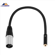 0. Wire 3 Pin Xlr Male to 3.5Mm Female Audio Connector Stereo Microphone Adapter