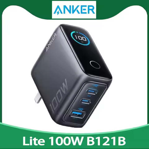 Anker Display Charger 100W GaN 3-Port Fast Charger for Xiaomi Fast Charging for iPhone MacBook Pro A